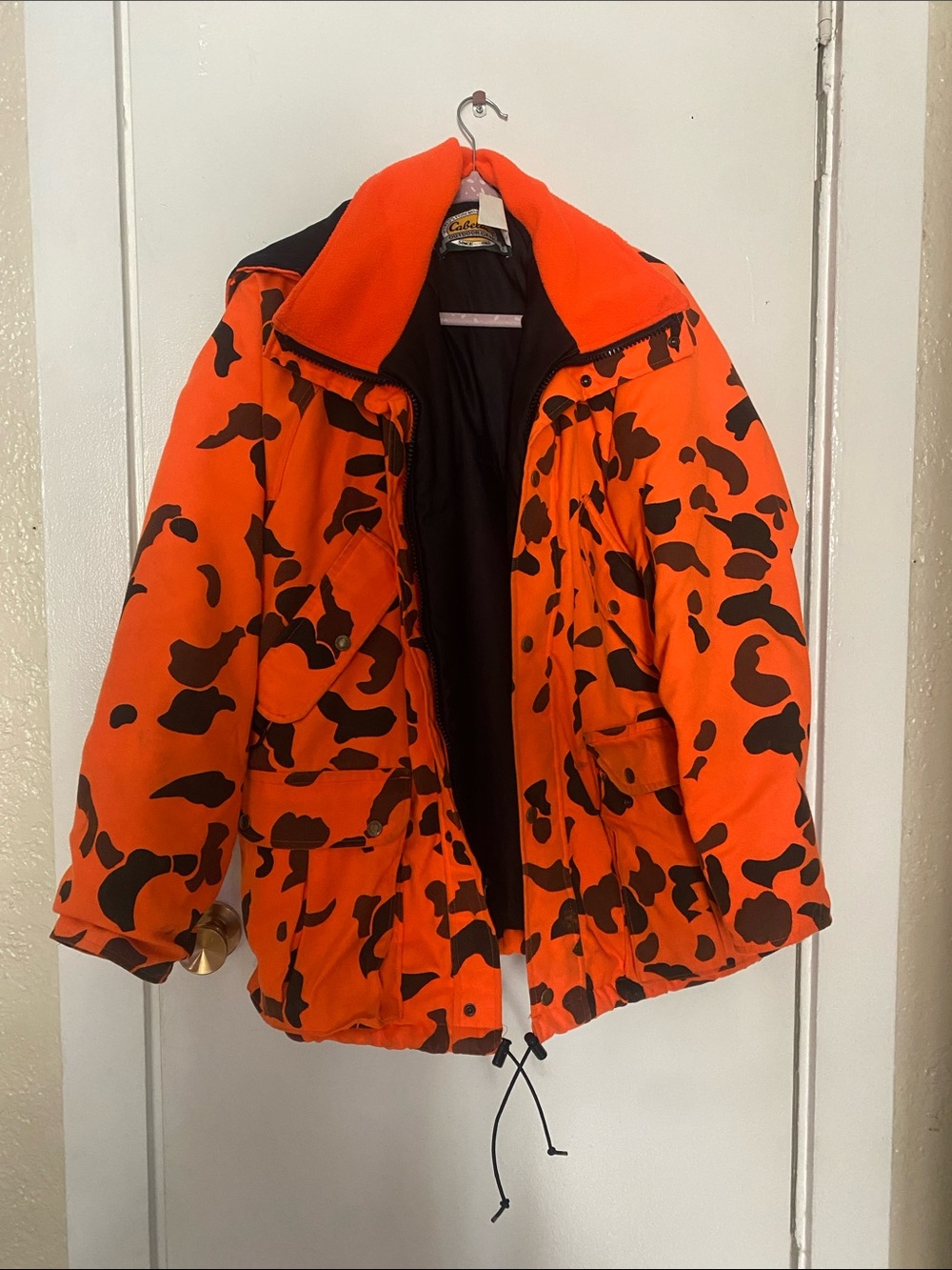Cabela's Orange and Black Outdoor Gear Jacket